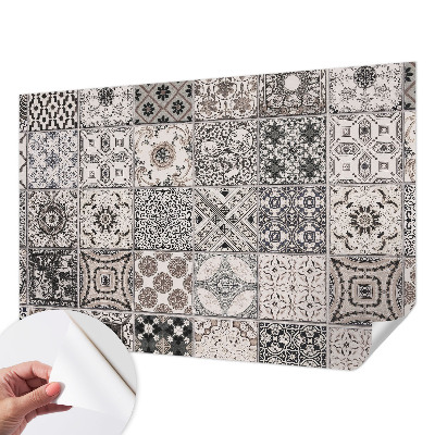 Fotobehang voor de kinderkamer Tegelpatronen