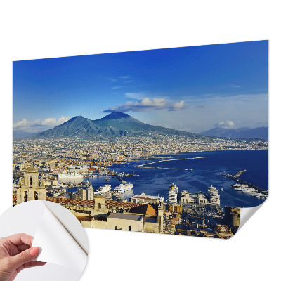 Fotobehang tienerkamer met een panoramisch zeezicht
