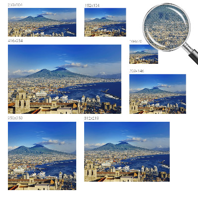 Fotobehang tienerkamer Panorama aan zee