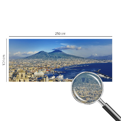 Fotobehang tienerkamer met een panoramisch zeezicht
