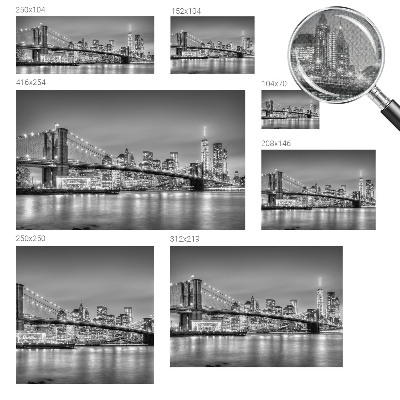 Foto behang voor de keuken De metropoolbrug