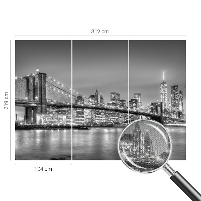 Foto behang voor de keuken De metropoolbrug