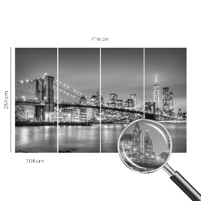 Foto behang voor de keuken De metropoolbrug