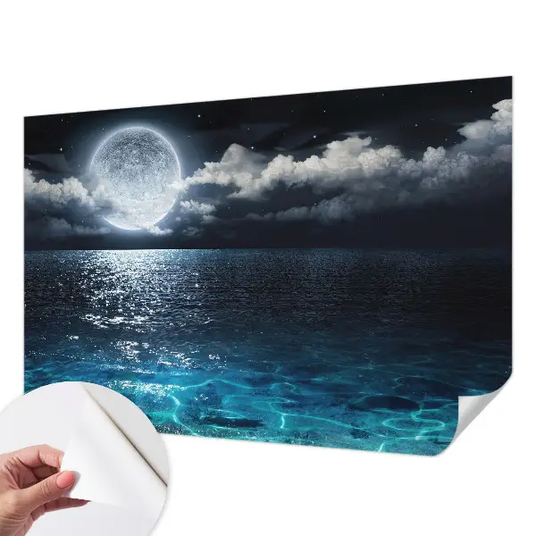 Zelfklevend fotobehang met het Nachtzee-motief
