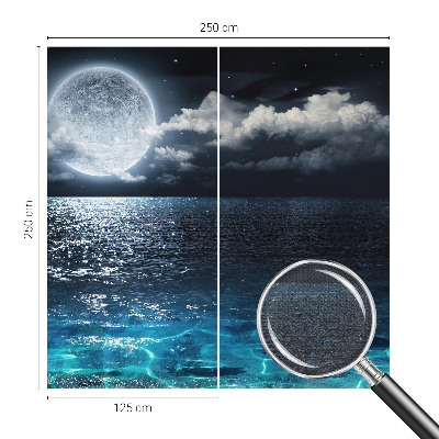 Zelfklevend fotobehang Nachtzee