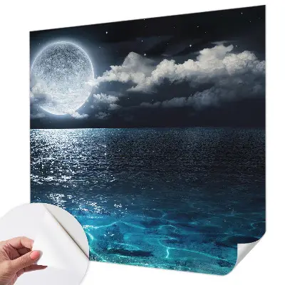 Zelfklevend fotobehang met het Nachtzee-motief