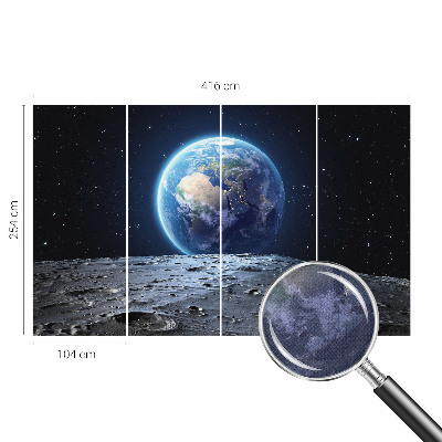 Fotobehang zelfklevend met een kosmisch panoramisch motief