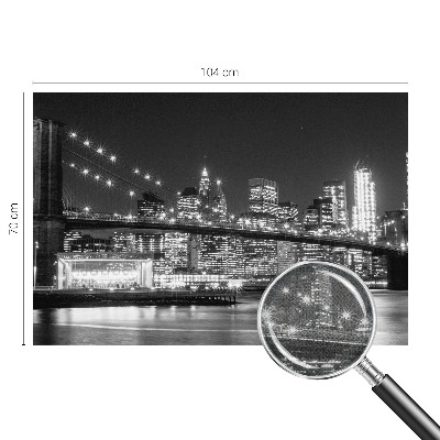 Zelfklevend fotobehang op maat Nachtpanorama