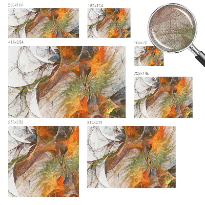 Foto behang voor de kinderkamer Abstracte caleidoscoop