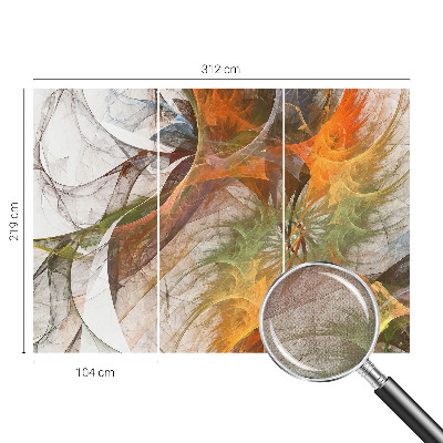 Foto behang voor de kinderkamer Abstracte caleidoscoop