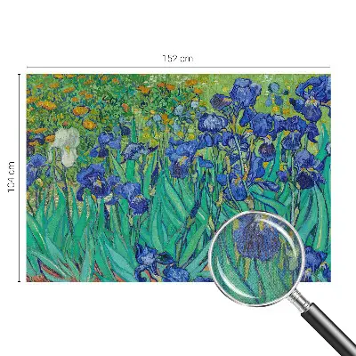 Fotobehang voor de kinderkamer met een patroon van tuinbloemen