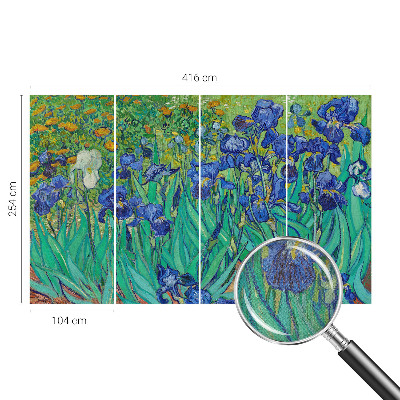 Fotobehang voor de kinderkamer Tuinbloemen