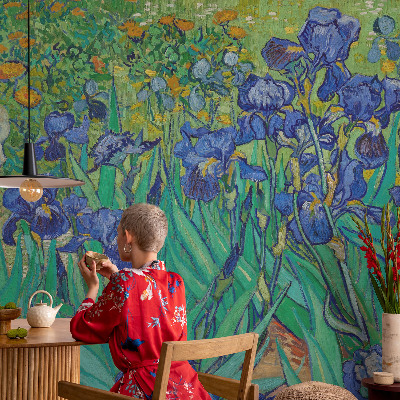 Fotobehang voor de kinderkamer Tuinbloemen