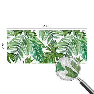 3D fotobehang met exotische bladeren