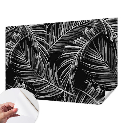 Zelfklevend fotobehang op maat met een exotisch patroon