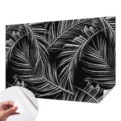 Zelfklevend fotobehang op maat met een exotisch patroon