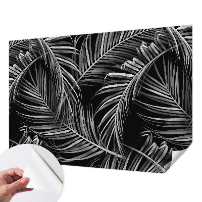 Zelfklevend fotobehang op maat met een exotisch patroon