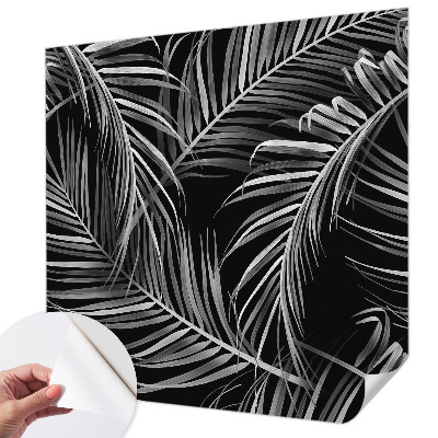 Zelfklevend fotobehang op maat met een exotisch patroon