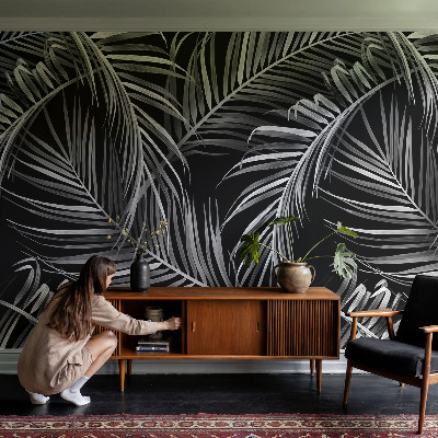 Zelfklevend fotobehang op maat Exotisch patroon