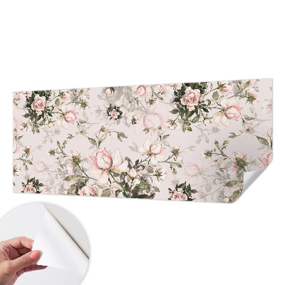 Foto behang voor de kinderkamer Bloemenpatroon