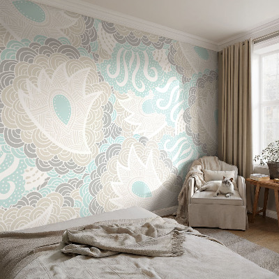 Fotobehang kinderkamer met abstracte patronen