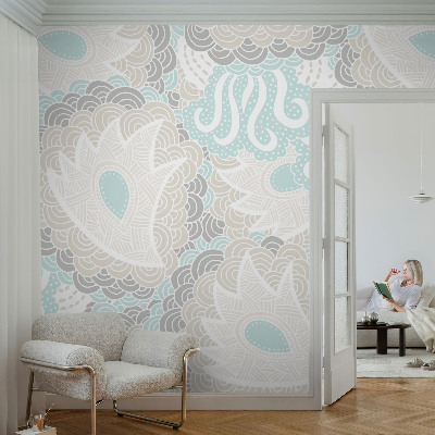 Fotobehang kinderkamer met abstracte patronen