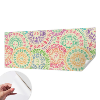 Fotobehang voor kinderkamer met kleurrijke mandala's