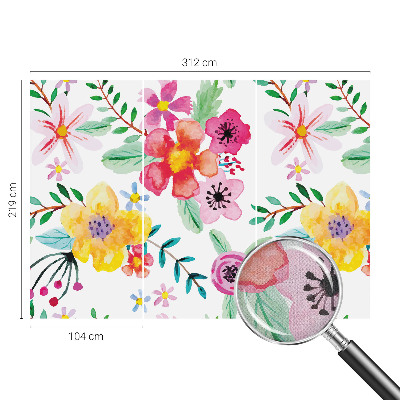 Fotobehang babykamer Bloemige frisheid