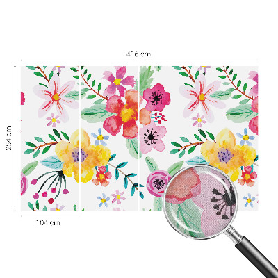 Fotobehang babykamer Bloemige frisheid