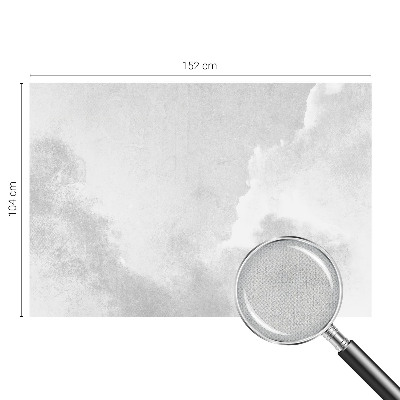 Foto behang voor de keuken Subtiele wolken