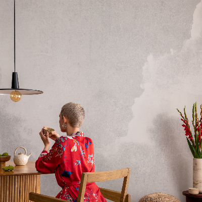 Foto behang voor de keuken Subtiele wolken