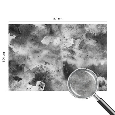 Zelfklevend fotobehang op maat met een ontwerp van grijze wolken