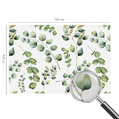 Fotobehang kinderkamer met groene bladeren als motief