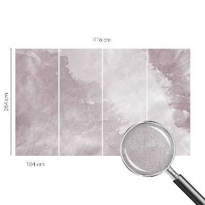 3D fotobehang Paarse abstractie