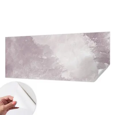 3D fotobehang met paarse abstractie