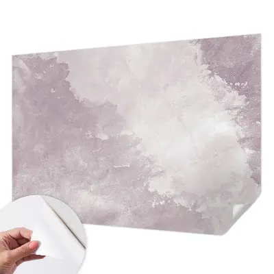 3D fotobehang met paarse abstractie