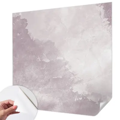 3D fotobehang met paarse abstractie