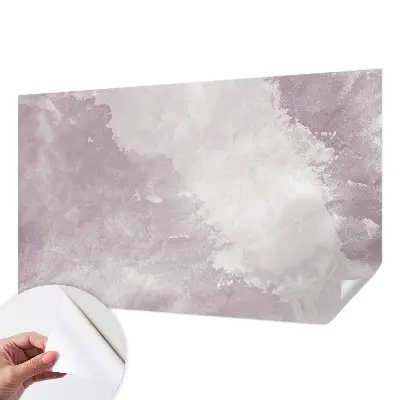 3D fotobehang met paarse abstractie