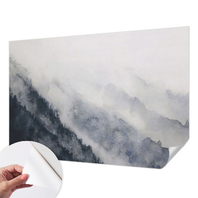 Foto behang voor de kinderkamer met het ontwerp 'Bergmist'