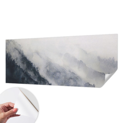 Foto behang voor de kinderkamer met het ontwerp 'Bergmist'