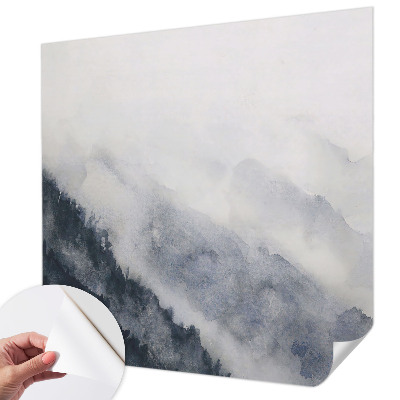 Foto behang voor de kinderkamer Bergmist