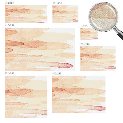 Fotobehang voor kinderkamer Pastelstreken