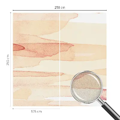 Fotobehang voor kinderkamer met pastelstreken