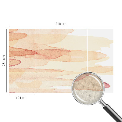 Fotobehang voor kinderkamer Pastelstreken