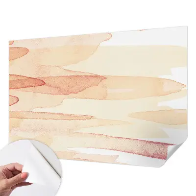 Fotobehang voor kinderkamer met pastelstreken