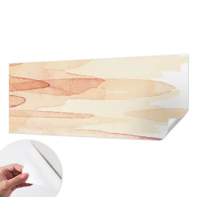 Fotobehang voor kinderkamer met pastelstreken