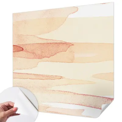 Fotobehang voor kinderkamer met pastelstreken