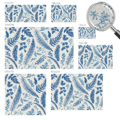 Fotobehang voor de kinderkamer Botanische patronen