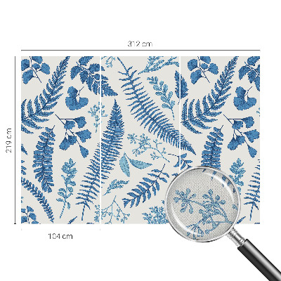 Fotobehang voor de kinderkamer Botanische patronen