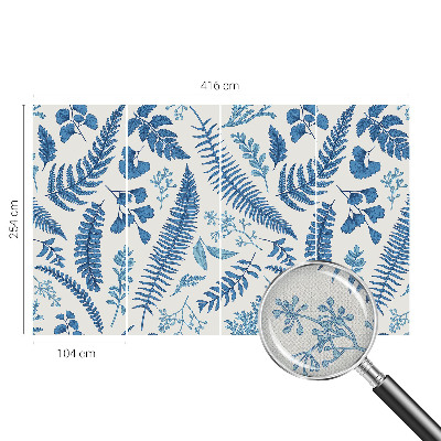 Fotobehang voor de kinderkamer Botanische patronen